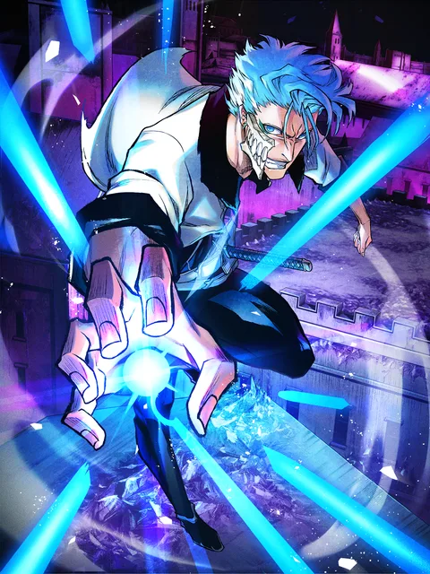 Grimmjow Jeagerjaques — Espada Number 6, official character artwork